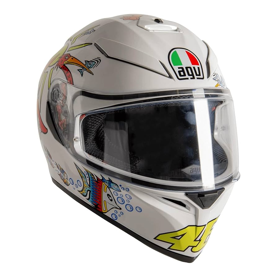 AGV K3 SV-S kask motocyklowy (XL, biała replika zoo
